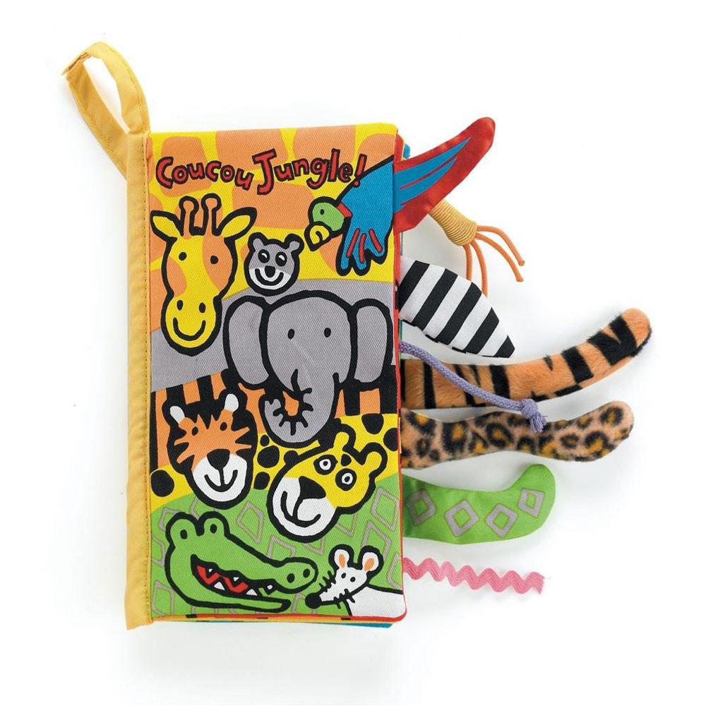 Jellycat Coucou Jungle,22cm x 13cm x 5cm Mesekönyv Sárga | QZ6704391